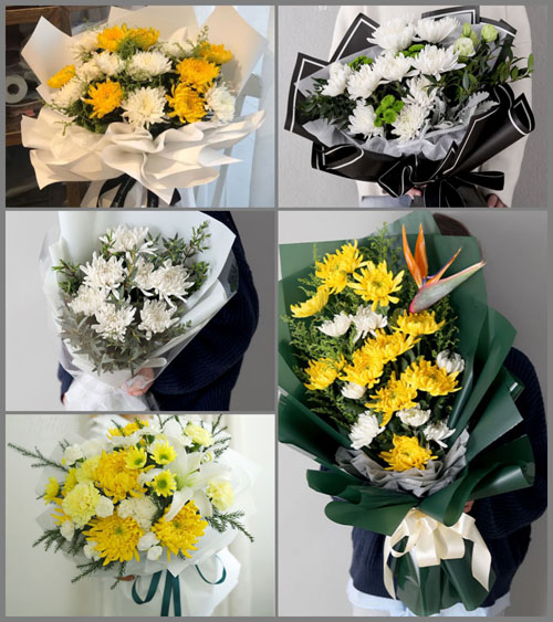 广东汕尾市海丰县附城镇荣港村白事花束代送
